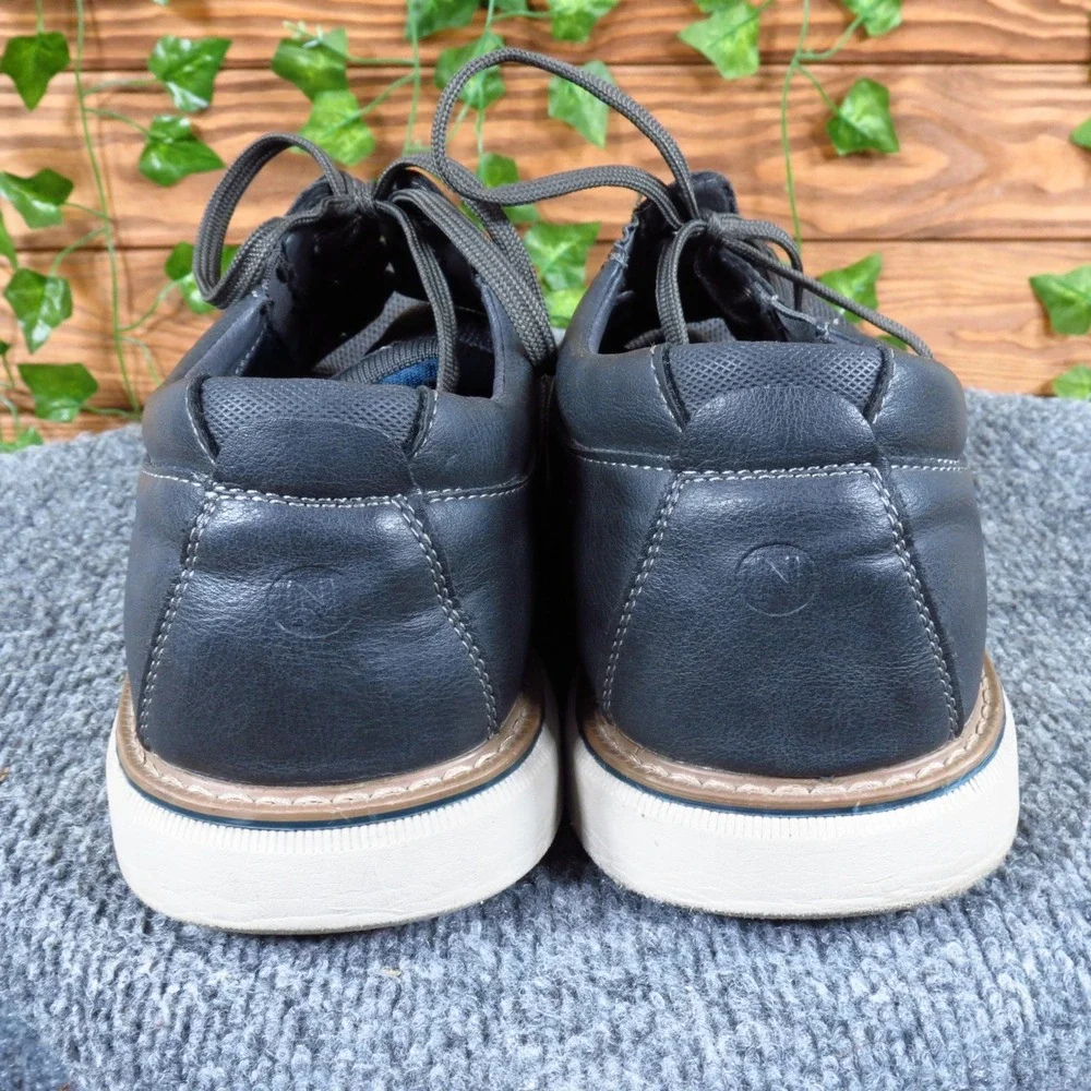 Nunn Bush Otto Mens Oxford Shoes Size 13 Wide Professional Comfort Gray‎ Textile
